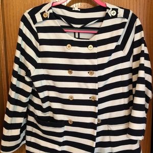 J. Crew Women's Naval inspired coat/sweater